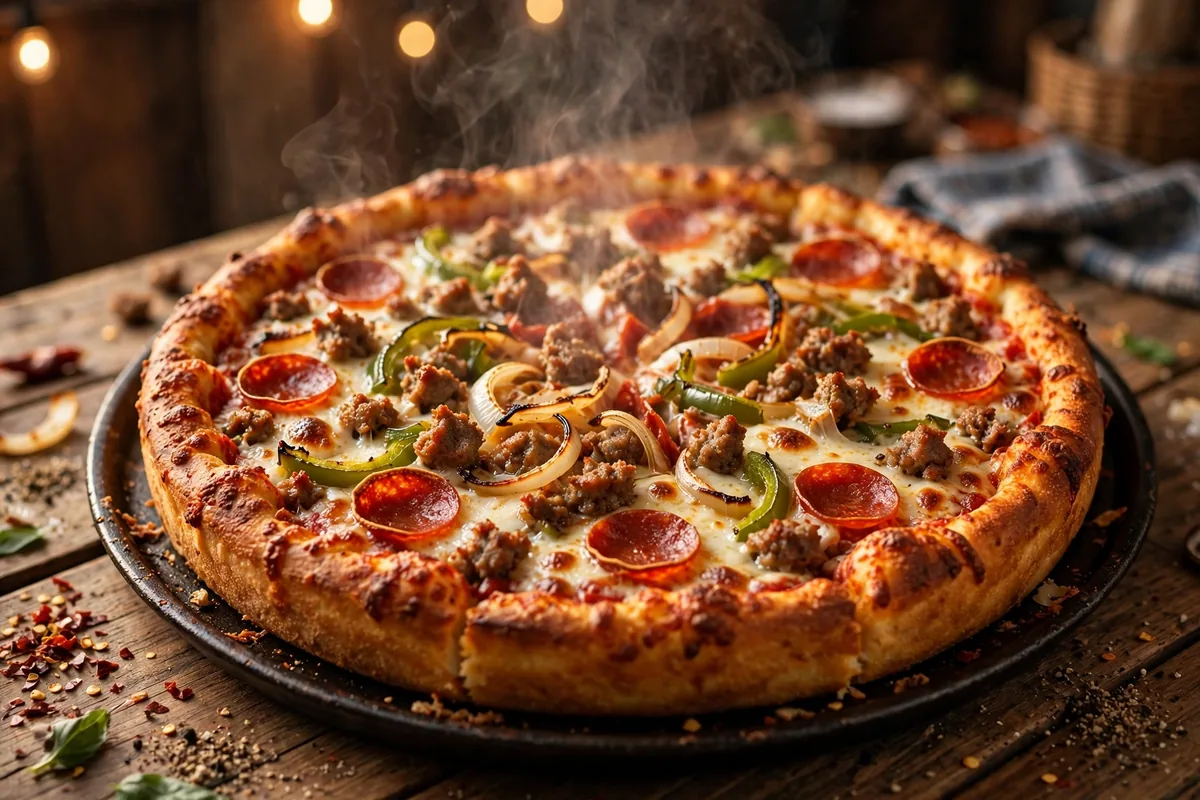 Rocky Rococo pizza menu prices 2026 pan pizza sausage pepperoni