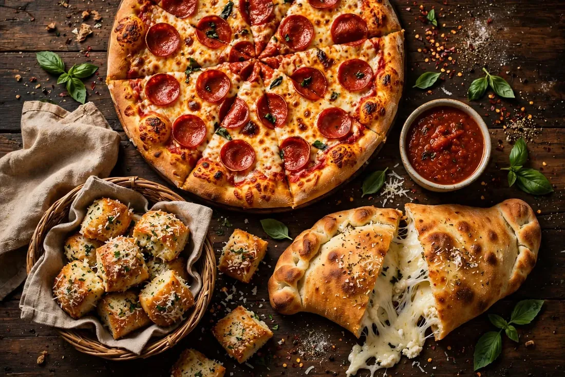 Rotolo's Pizzeria menu prices 2026 pepperoni pizza, calzone and garlic parmesan bites