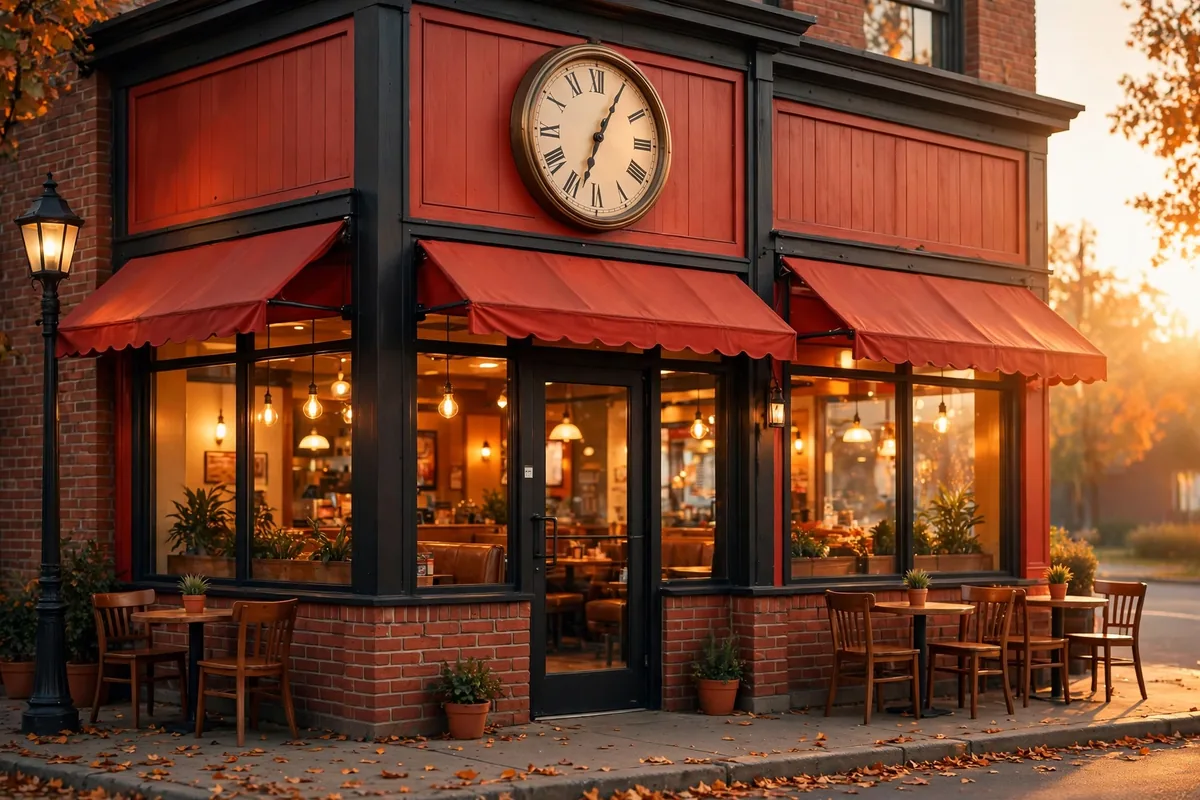 Runza restaurant storefront at dusk, Runza working hours guide 2026