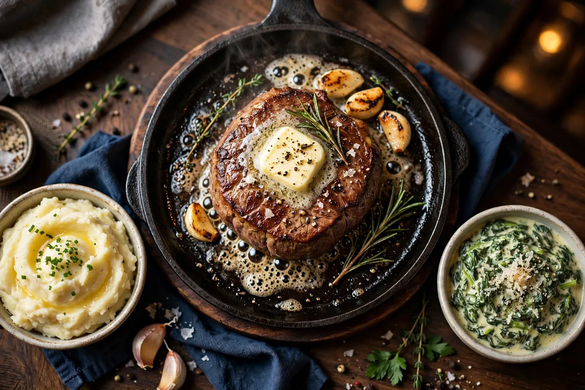 Ruth's Chris Steak House menu prices 2026 sizzling filet mignon steak dinner