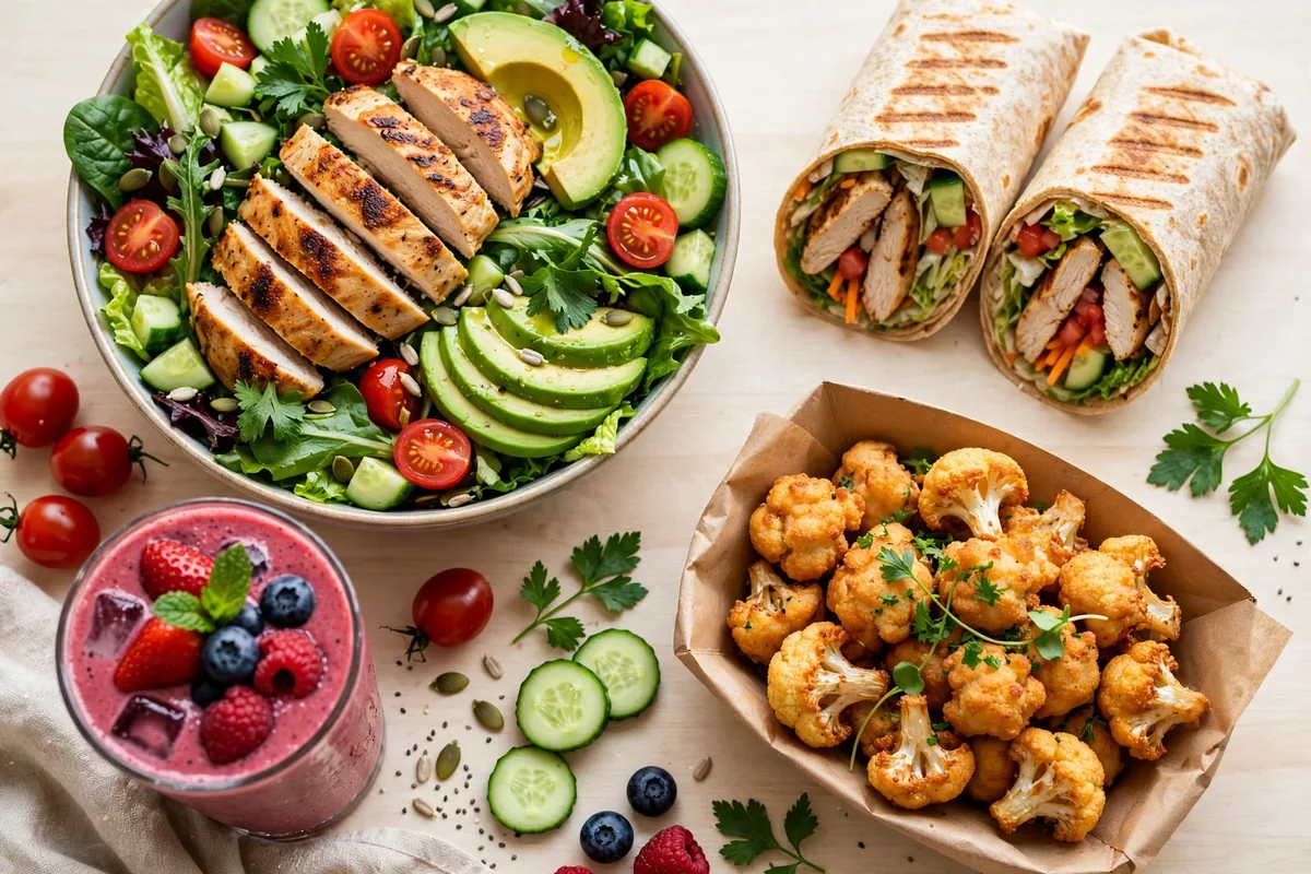 The Salad House menu prices 2026 fresh salad bowls and wraps