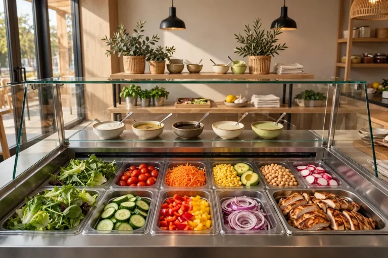 Salata working hours - fresh salad bar at a Salata restaurant