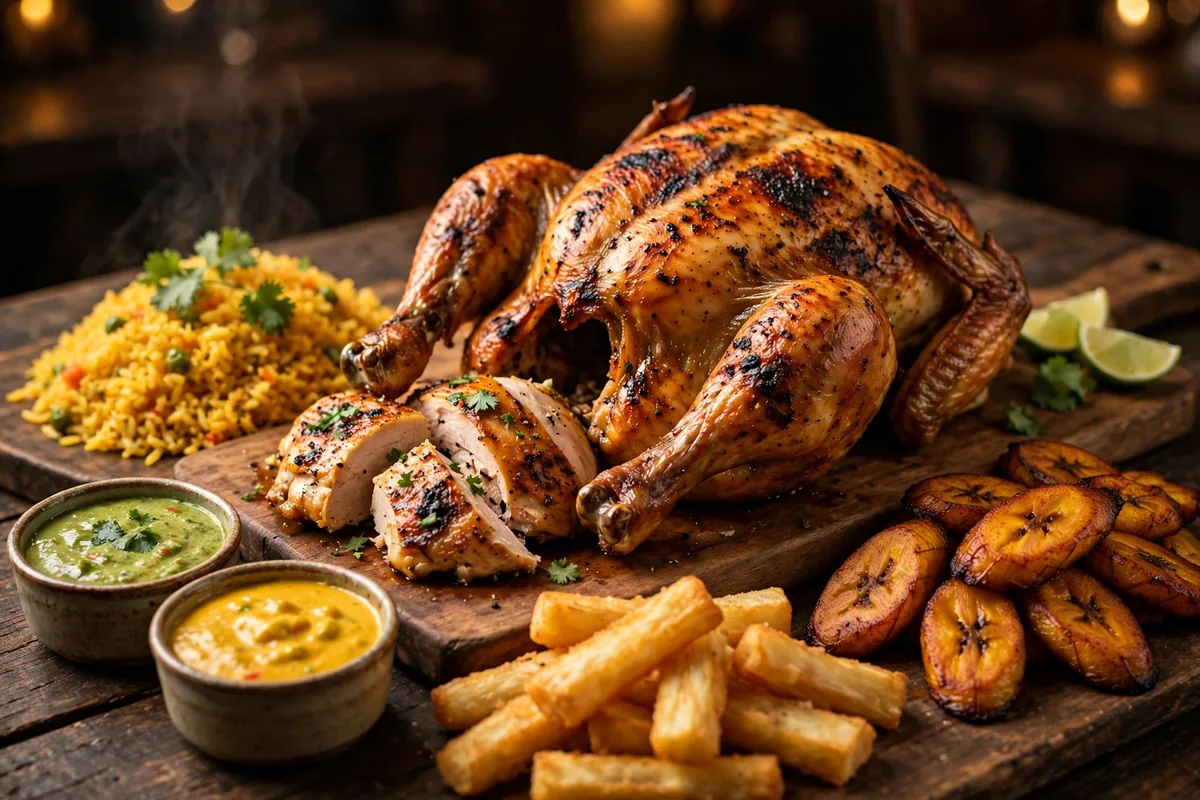 Sardis pollo brasa menu featured rotisserie chicken meal