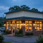 shoneys menu locations featured image of a family restaurant at dusk