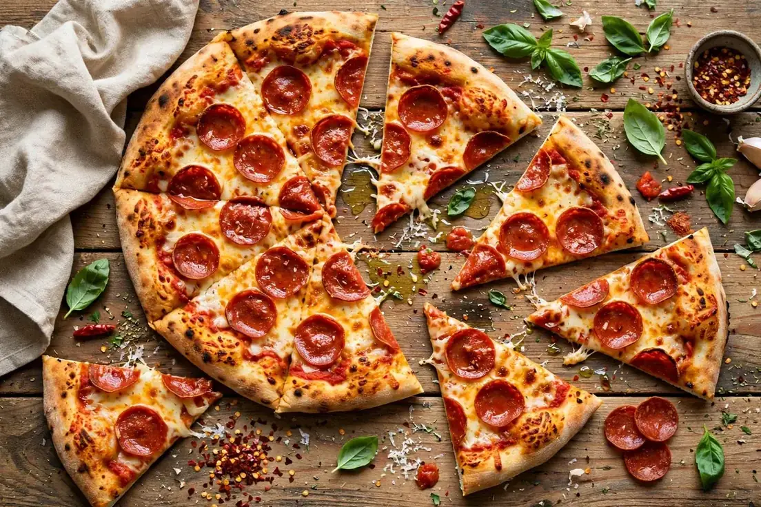 Slice House menu prices 2026, New York style pepperoni pizza by Tony Gemignani