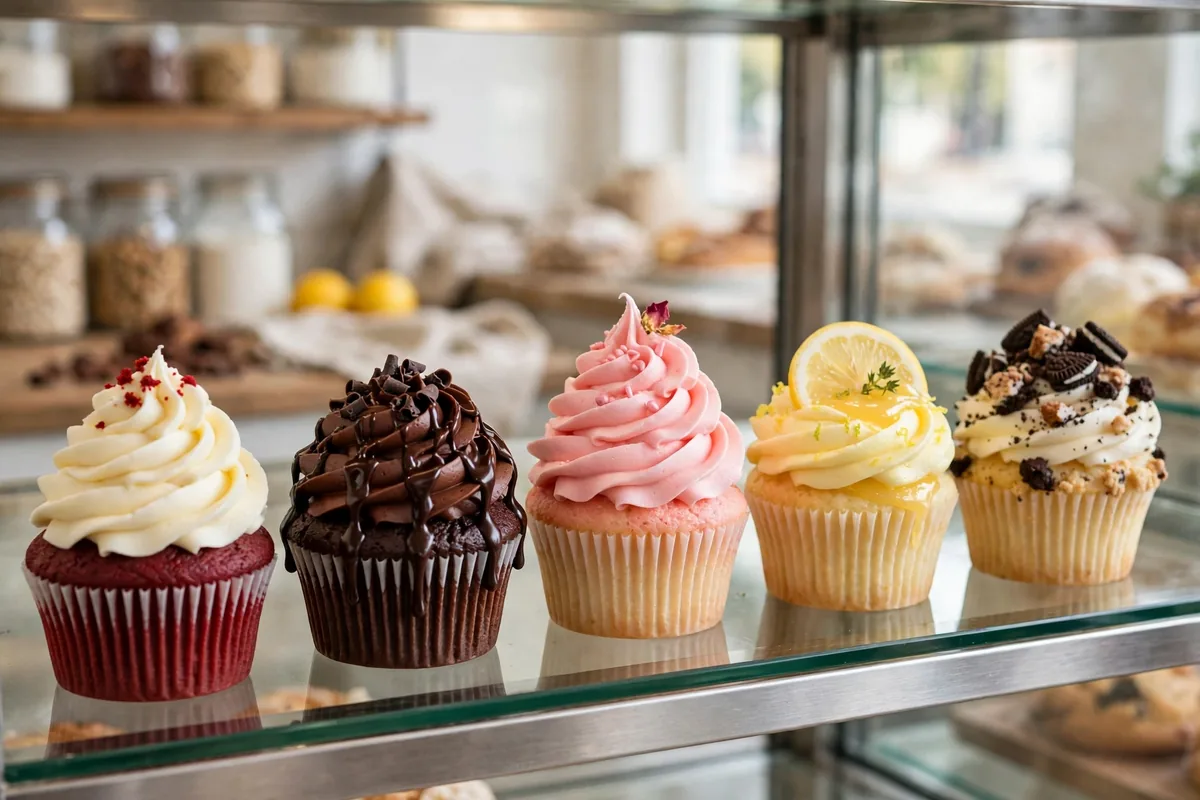 Smallcakes menu prices 2026, assorted gourmet cupcakes in signature flavors