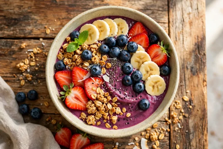SoBol menu prices 2026 acai bowl with fresh fruit and granola