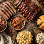 sonnys bbq menu prices 2026 smoked ribs brisket pulled pork spread
