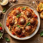 Spaghetti Warehouse menu prices 2026 spaghetti with meatballs garlic bread