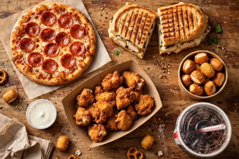 Speedy Cafe menu prices 2026 pizza panini wings and pretzel bites