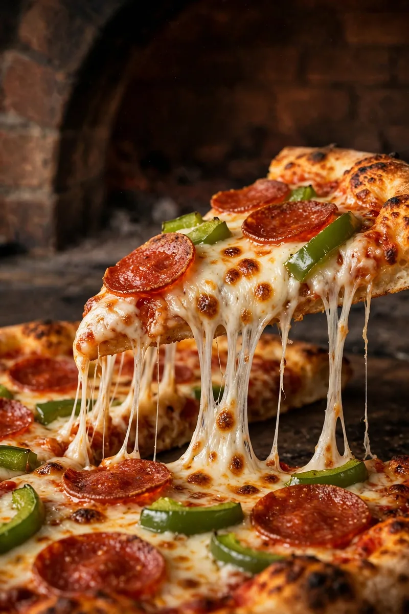 Steph and Andys Pizza Plus menu prices cheesy pepperoni slice