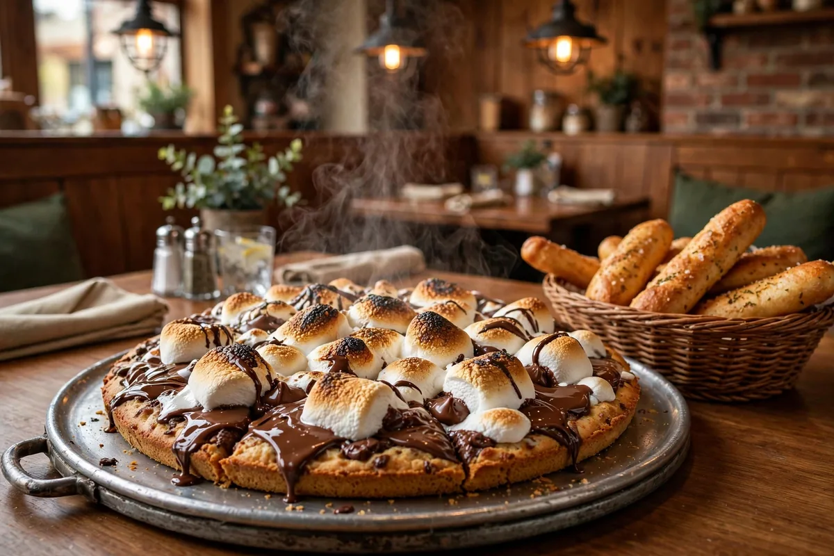 stevi bs menu prices 2026 s'mores dessert pizza and breadsticks