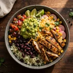 Surcheros menu prices 2026 burrito bowl with grilled chicken
