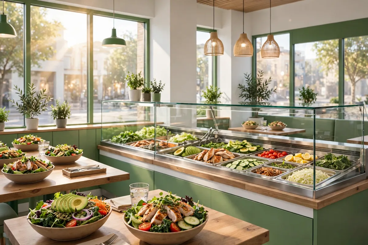 Sweetgreen working hours: storefront of a Sweetgreen restaurant