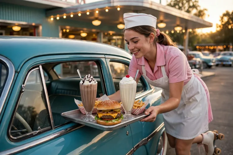 Swensons Drive-In deals and value menu cheeseburger with milkshakes