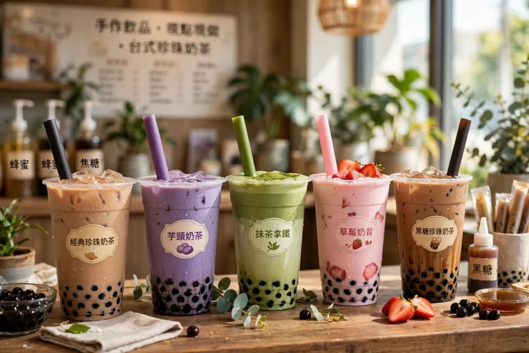 T4 menu prices 2026 boba tea cups