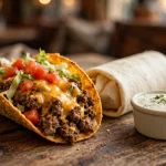Taco Bell celebrity meals $4 deal: crunchy beef taco, burrito wrap and ranch dip