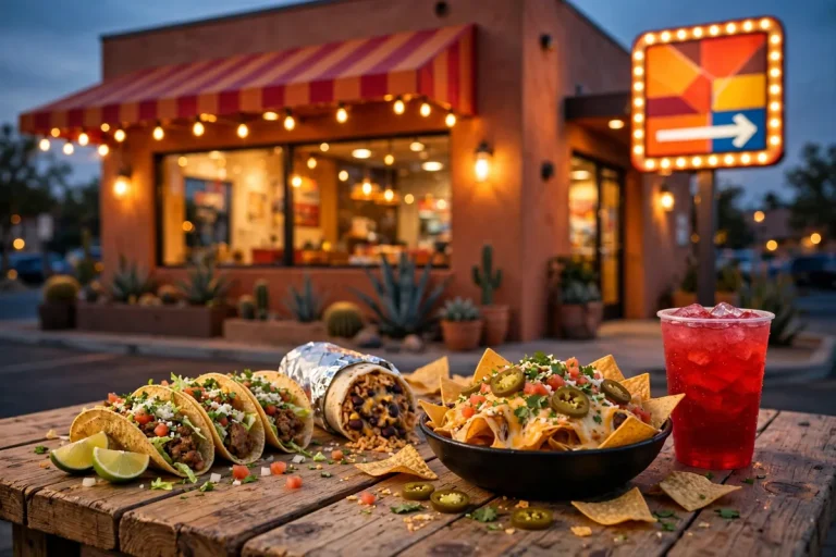 Tacos, burrito and nachos at Taco Bueno, deals and coupons guide 2026