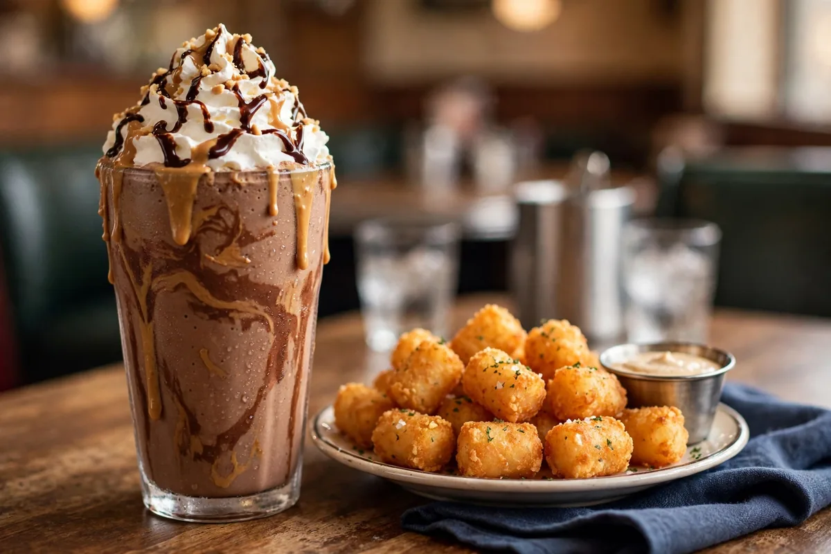 Teddy's Bigger Burgers hand-spun shakes and tater tots menu prices