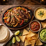 Ted's Cafe Escondido menu prices 2026 sizzling fajitas Tex-Mex spread