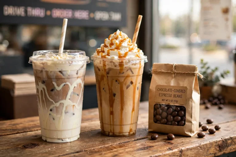 The Human Bean menu prices 2026 drive-thru coffee menu