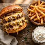 The Stand menu prices 2026 gourmet burger fries and milkshake