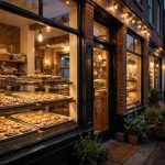 Tiff's Treats locations storefront with fresh-baked cookies