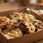 Tiffs Treats secret menu warm cookie delivery box