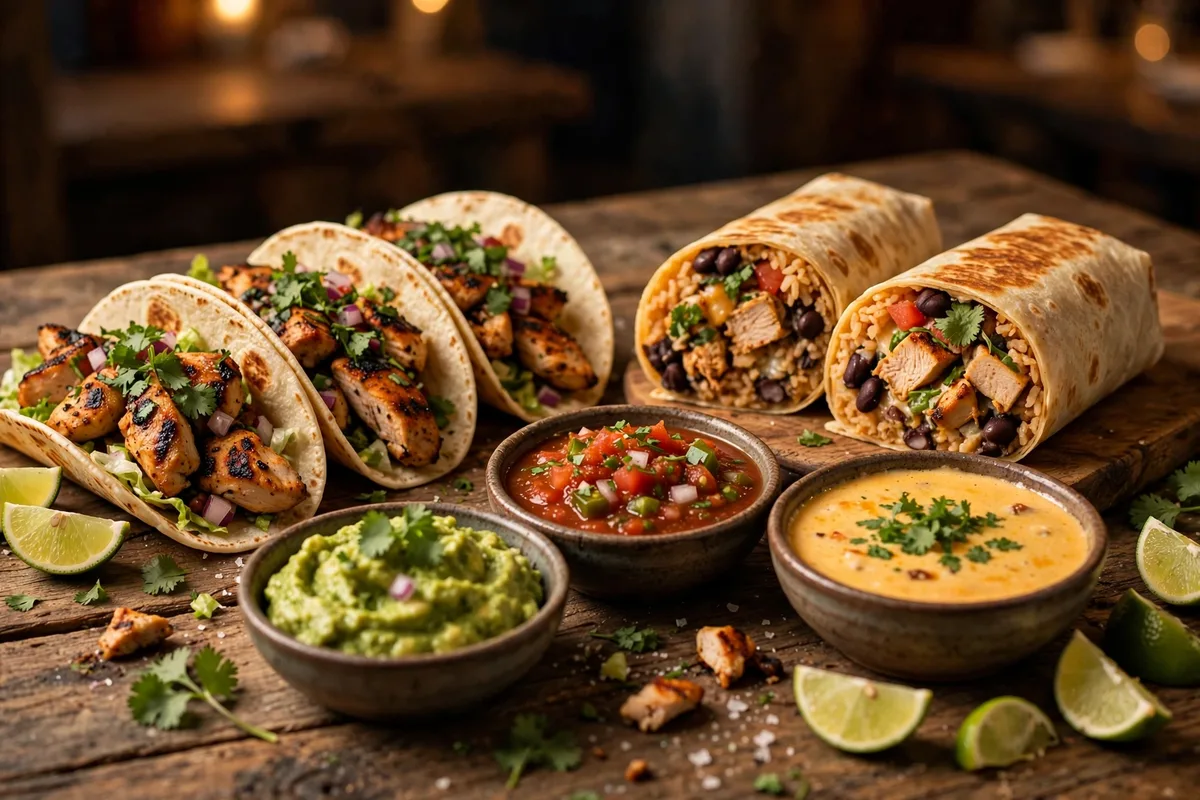 Tijuana Flats tacos and burritos, calorie and nutrition guide
