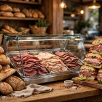 Togo's Sandwiches deli counter with artisan bread and sliced meats