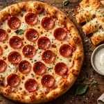Toppers Pizza menu with prices