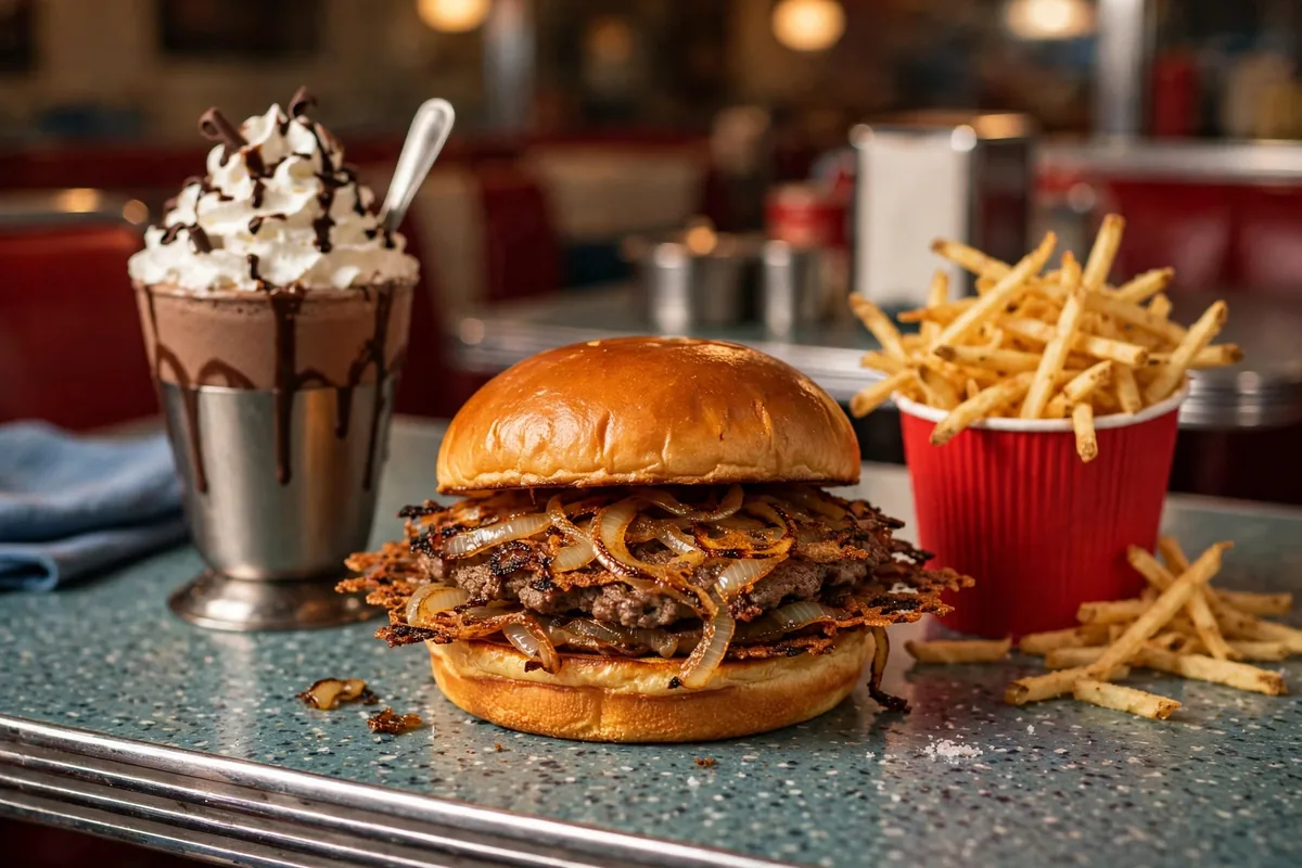 Tucker's Onion Burgers menu