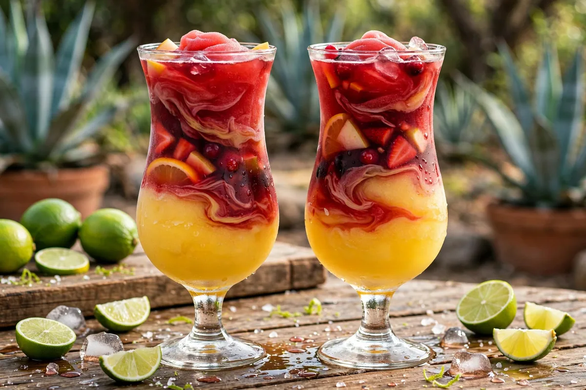 Uncle Julio's secret menu swirl margarita hack