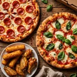 venezias pizza menu prices 2026 New York style pepperoni and margherita pizzas
