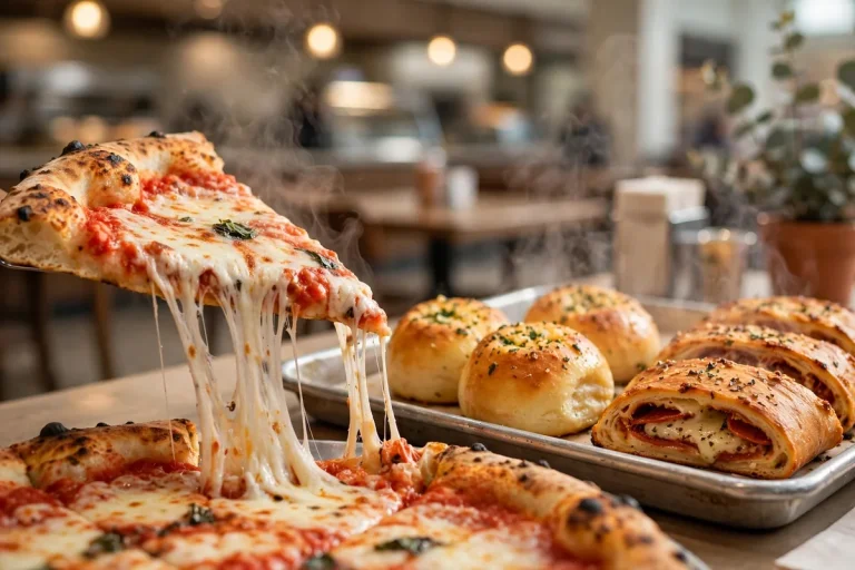 villa italian kitchen menu prices 2026 neapolitan pizza slice stromboli garlic rolls