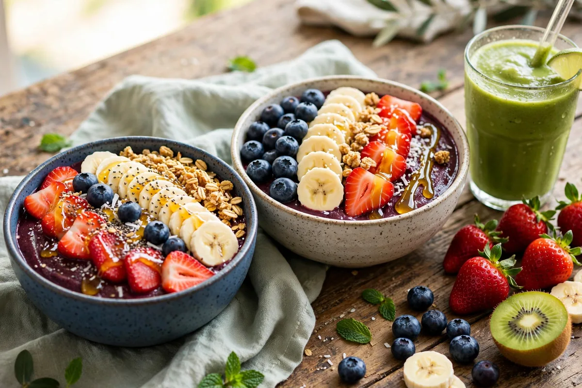 Vitality Bowls menu prices 2026 açaí bowls and smoothies
