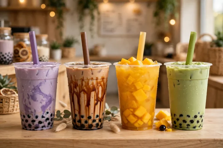 Vivi Bubble Tea menu prices 2026: colorful boba milk tea drinks