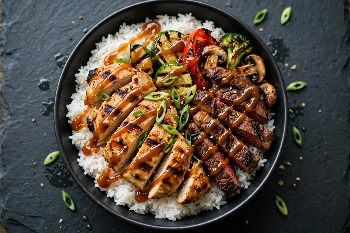 waba grill menu prices 2026 grilled chicken and steak rice bowl