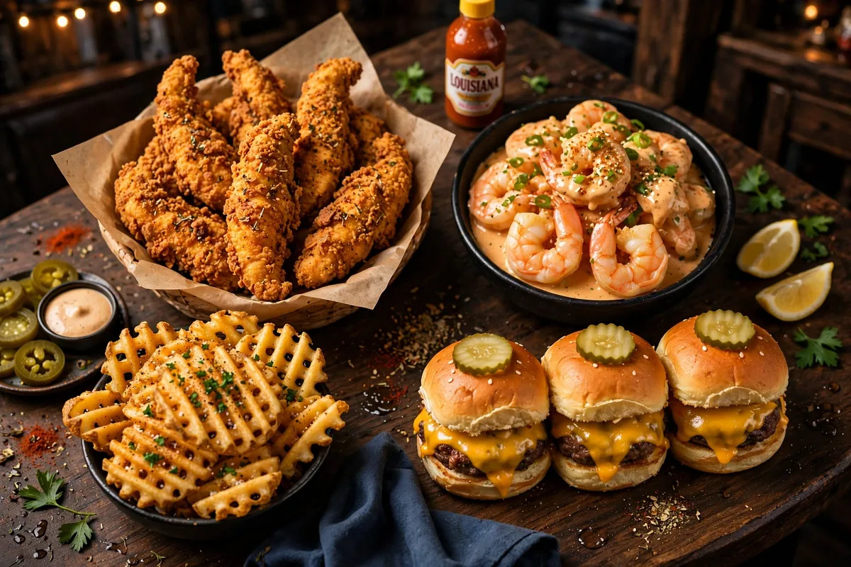 Walk On's menu prices 2026 chicken tenders and sliders