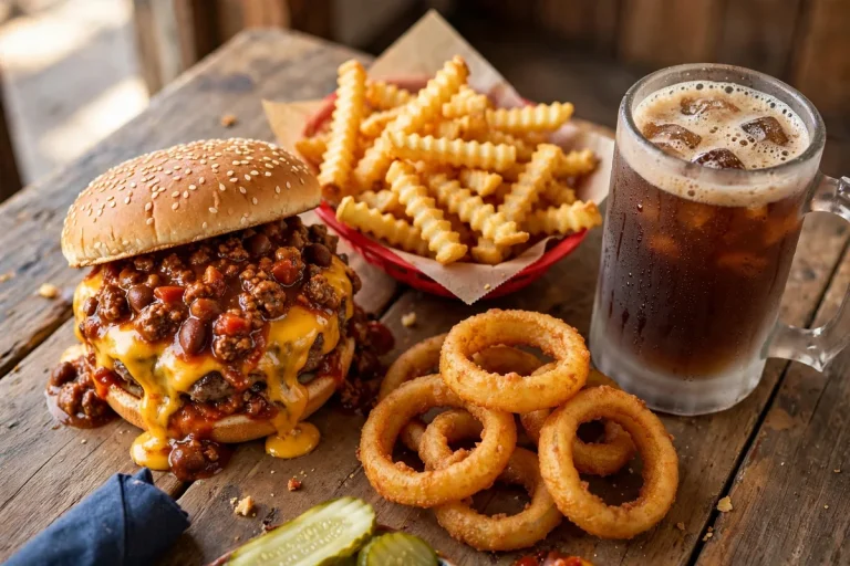 Ward's Big One chili cheeseburger menu prices 2026