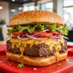 Who owns Wendy's: square burger at a Wendy's restaurant