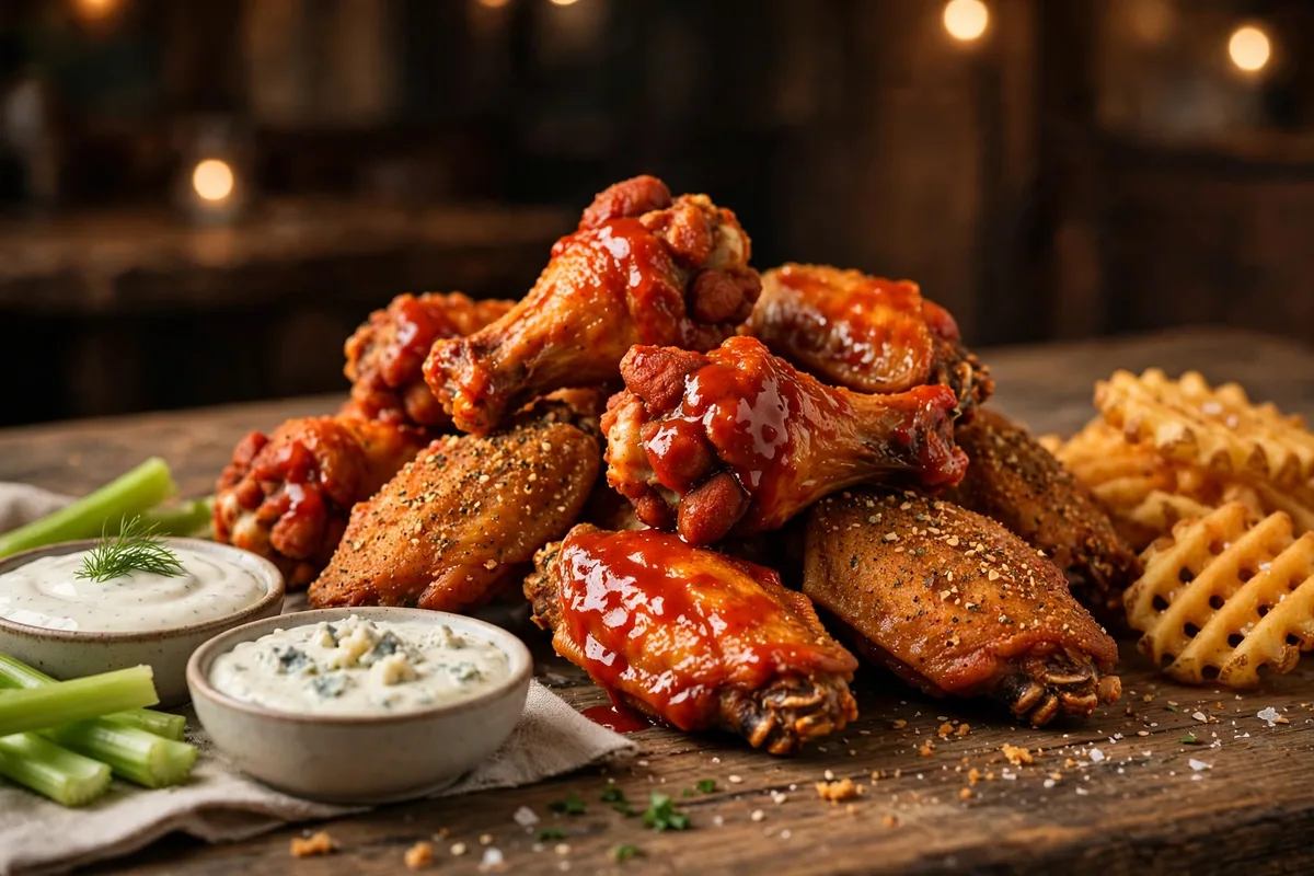 Wing It On menu prices 2026 crispy chicken wings and waffle fries