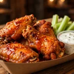 Glazed chicken wings at Wing Zone - wing zone calories and nutrition 2026