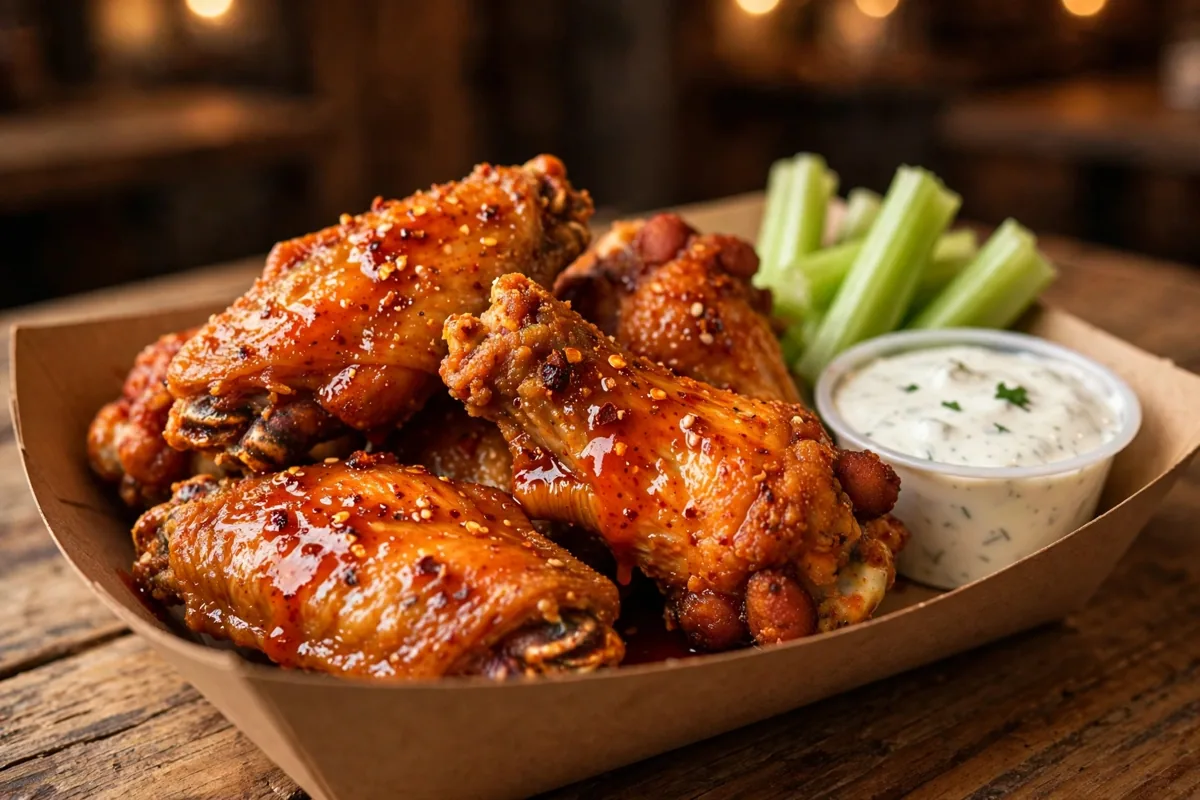 Glazed chicken wings at Wing Zone - wing zone calories and nutrition 2026