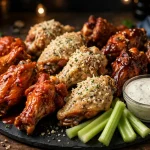 WingHouse menu prices 2026 crispy chicken wings platter