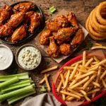 wings and rings menu prices 2026 crispy buffalo wings and onion rings