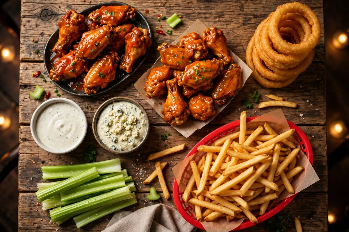 wings and rings menu prices 2026 crispy buffalo wings and onion rings